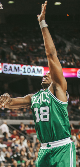Jason Collins while playing for Boston Celtics