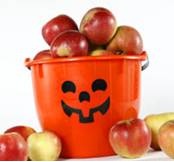 Halloween apple bucket